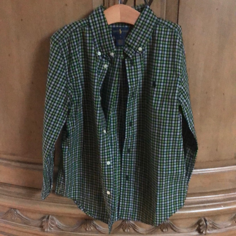Plaid polo